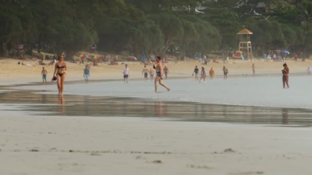 Thailand kust, toeristisch seizoen Rechtenvrije Stockvideo