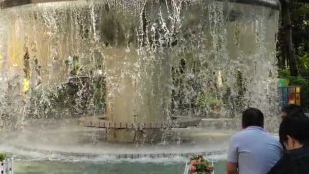 Hotel fountain in Hong Kong — 图库视频影像