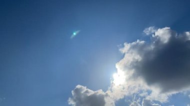 Öğleden sonra gökyüzü, hızlandırılmış zaman