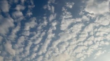 Öğleden sonra gökyüzü, hızlandırılmış zaman