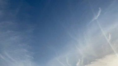 Öğleden sonra gökyüzü, hızlandırılmış zaman