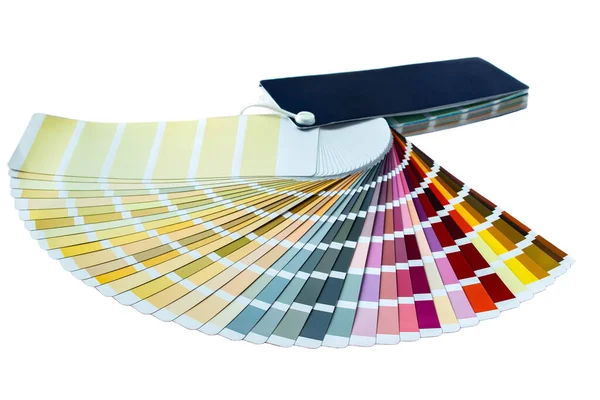 Tasarım Dekorasyonda Kullanılacak Renk Aralığını Gösteren Renk Rehberi Renkli Renk — Stok fotoğraf