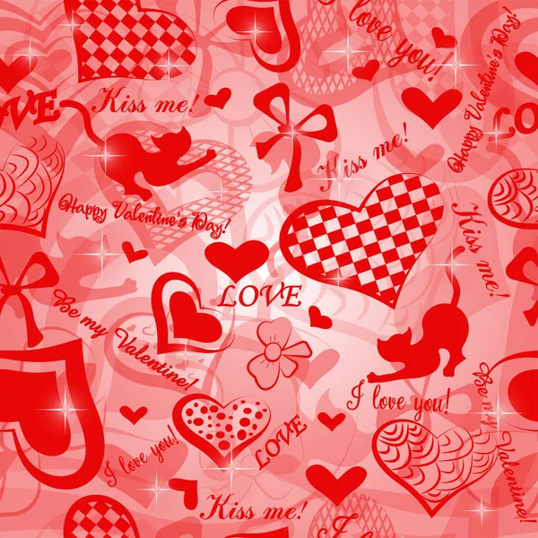 Vectorafbeelding Happy Valentine Day Kan Worden Gebruikt Voor Persoonlijke Commerciële — Stockvector