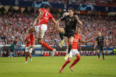 UEFA Şampiyonlar Ligi, 20.10.2021 - SL Benfica - FC Bayern Munchen - Robert Lewandowski ve Verissimo