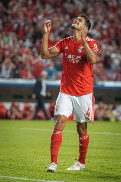 Liga Dos Campeões Uefa 2021 Benfica Bayern Munchen Verissimo Após — Fotografia de Stock