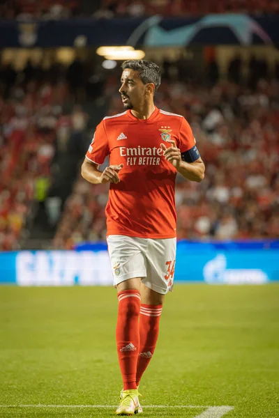 Liga Dos Campeões Uefa 2021 Benfica Bayern Munchen Andre Almeida — Fotografia de Stock