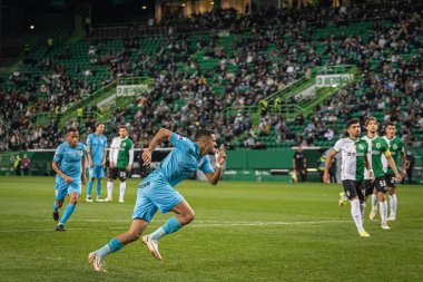 Taca De Portugal - 18.11.2021 - Sporting CP - Varzim - Heliardo Silva penaltıdan sonra kutluyor