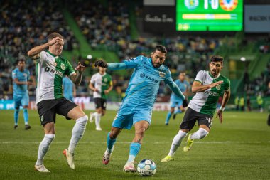 Taca De Portugal - 18.11.2021 - Sporting CP - Varzim - Murilo Freitas Nuno Santos ile cezadan önce faul aldı