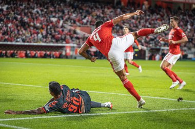 Liga BWIN - SL Benfica - SC Braga - 07.11.21 Lucas Verissimo yaralandı