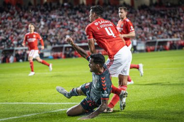 Liga BWIN - SL Benfica - SC Braga - 07.11.21 Lucas Verissimo yaralandı