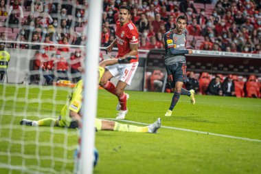 Liga BWIN - SL Benfica - SC Braga - 07.11.21 - Ricardo Horta Lucas Verissimo 'nun yanında gol attı