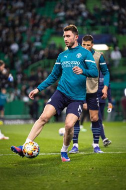 UEFA Şampiyonlar Ligi 16, 15.02.2022 - Estadio Jose Alvalade, Lizbon; Sporting CP - Manchester City FC; Aymeric Laporte