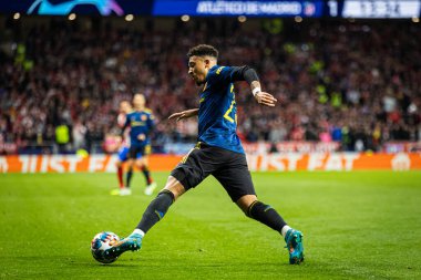 Madrid, İspanya, 23.02.2022, Uefa Şampiyonlar Ligi, Atletico De Madrid ile Manchester United arasındaki ilk raunt 16.