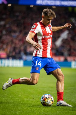 Madrid, İspanya, 23.02.2022, Uefa Şampiyonlar Ligi, Atletico De Madrid ile Manchester United arasındaki ilk raunt 16.