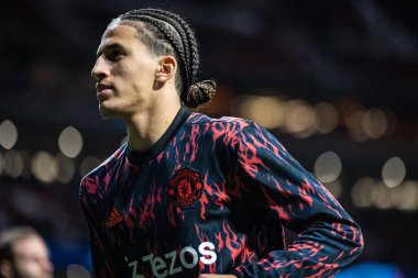 Madrid, İspanya, 23.02.2022, Uefa Şampiyonlar Ligi, Atletico De Madrid ve Manchester United arasında 16.