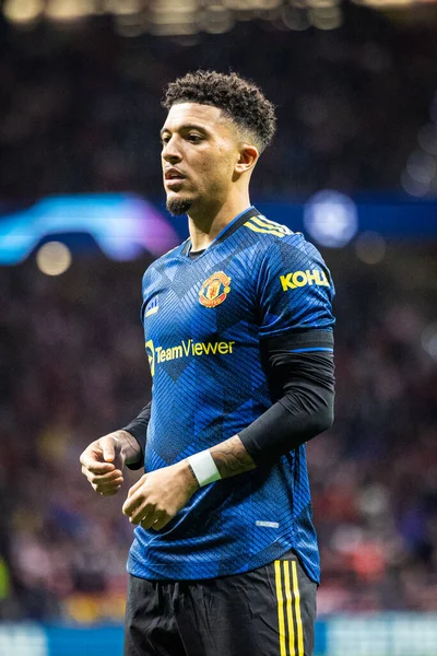 Madrid, İspanya, 23.02.2022, Uefa Şampiyonlar Ligi, Atletico De Madrid ve Manchester United arasında 16.