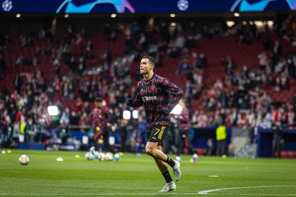 Madrid España 2022 Uefa Champions League Ronda Primera Jornada Entre —  Fotos de Stock