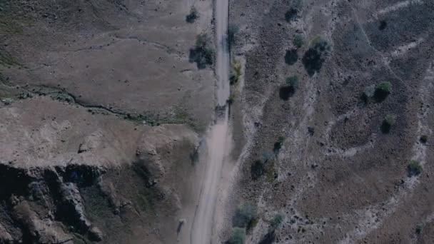 Vista aérea del tanque destruir. — Vídeos de Stock