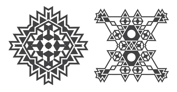 Conjunto Elementos Geometría Sagrada Alquimia Religión Filosofía Elementos Hipster Formas — Vector de stock