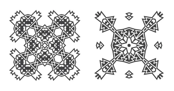 Set Van Heilige Geometrie Elementen Alchemie Religie Filosofie Hipster Elementen — Stockvector