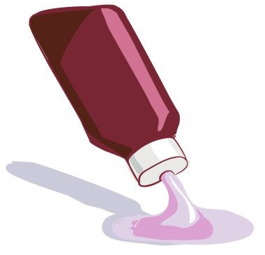 Creme ya da şampuan tüp ya da diğer sıvı Tester örnekleme vektör çizim