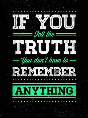 Remark Quote Template. Template for T-shirt, Poster Print.