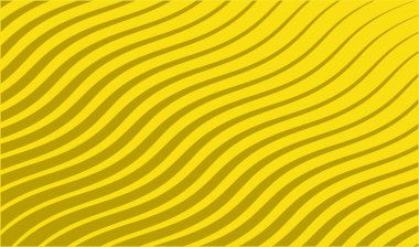 Sarı ve Gri Renkli Çizgili Arka plan. Vektör İllüstrasyonu.