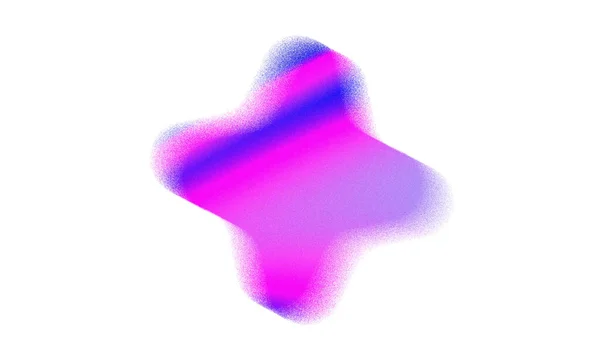 Abstract Pastel Neon Holographic Blurred Grainy Shaped Gradient White Background — Stockfoto