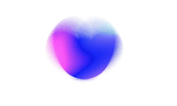 Abstract Pastel Neon Holographic Blurred Grainy Shaped Gradient White Background — Foto de Stock