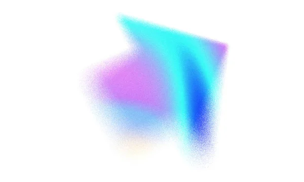 Abstract Pastel Neon Holographic Blurred Grainy Shaped Gradient White Background — Stock Fotó