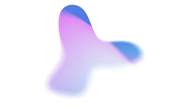 Abstract Pastel Neon Holographic Blurred Grainy Shaped Gradient White Background — Stockfoto