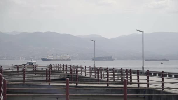 Akşamları Limandan Manzara — Stok video