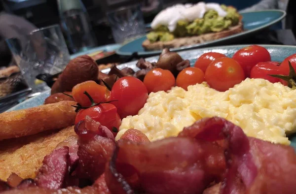 Pequeno Almoço Inglês Para Almoço — Fotografia de Stock