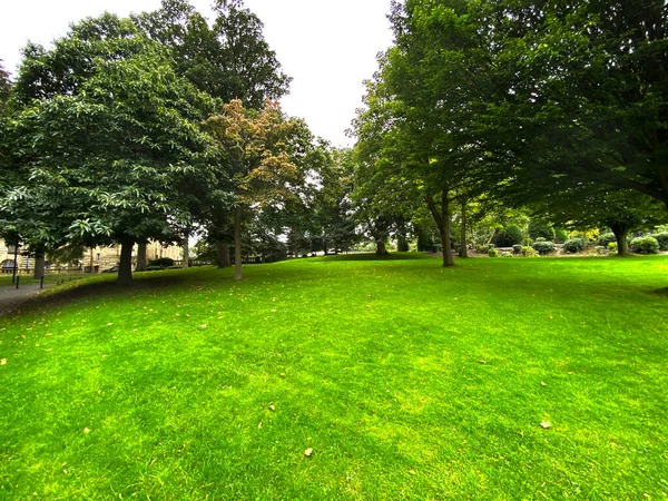 Ruhige Lage Lister Park Mit Alten Bäumen Und Gärten Einer — Stockfoto