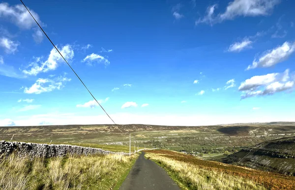 Brootes Lane Alto Dos Pântanos Yorkshire Arncliffe Skipton Reino Unido — Fotografia de Stock