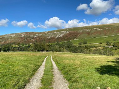 At arabası izi, Hawkswick köyünün yakınındaki bir çiftliğe gidiyor.,