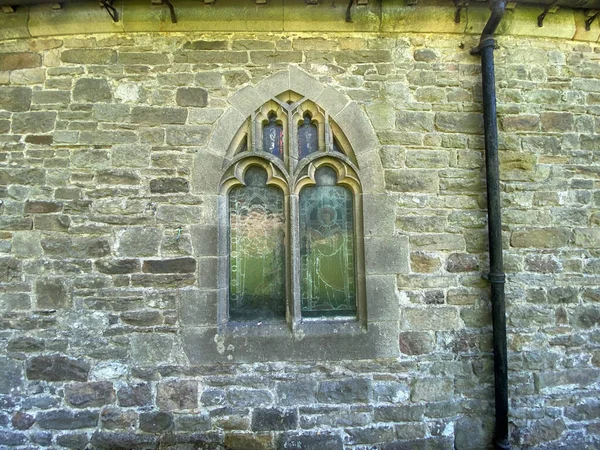 Old Church Window Rylstone Skipton — Stockfoto