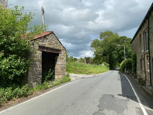 Rural Country Road Leading Kildwick Bradley Keighley — Stock Fotó