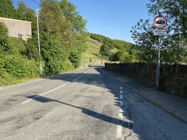 Kell Lane, leading out of, Shibden Valley, Halifax, UK