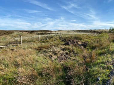 Moorland high above Haworth, Keighley UK