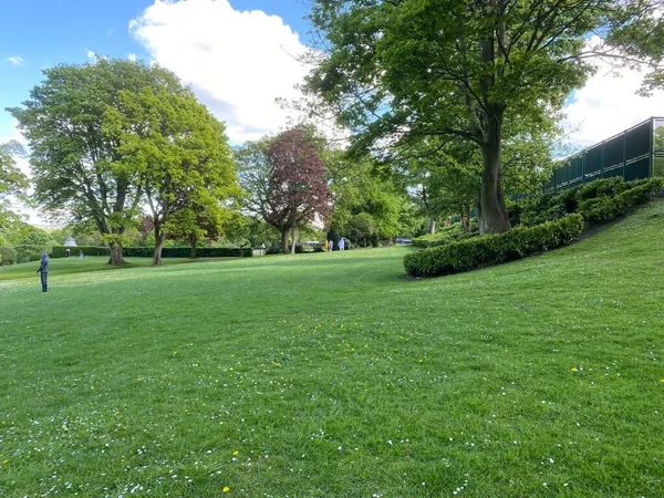 Landscape View Lister Park Bradford — Zdjęcie stockowe