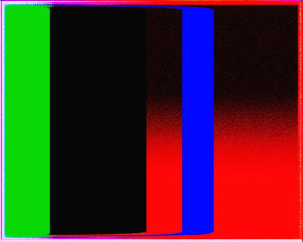 Verde Preto Vermelho Azul Cores Verticais — Fotografia de Stock