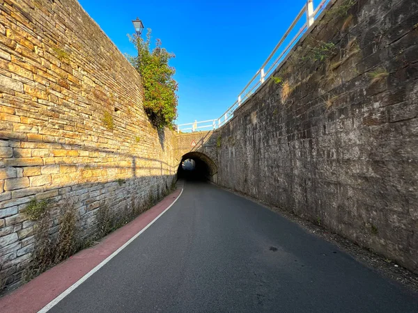 View Newby Road Aqueduct Carrying Leeds Liverpool Canal Road Kildwick — Zdjęcie stockowe