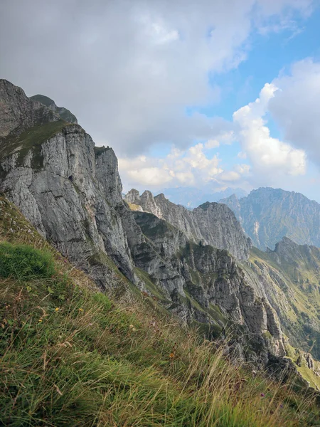 Góry Alpi Feltrine Południowo Wschodnie Alpy Włochy — Zdjęcie stockowe