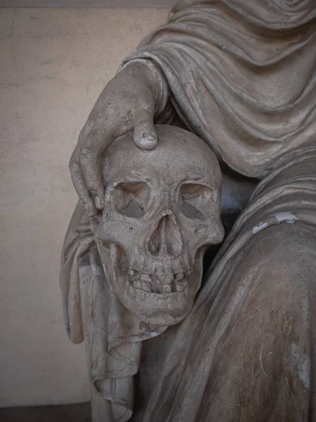Statues in the main cemetery of the city of Bologna