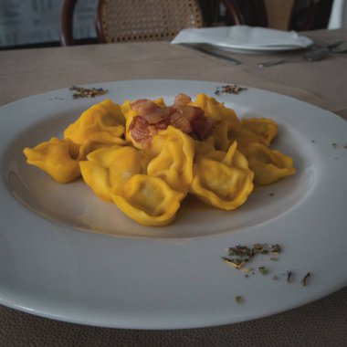 First course - tortellini, italian traditional cuisine