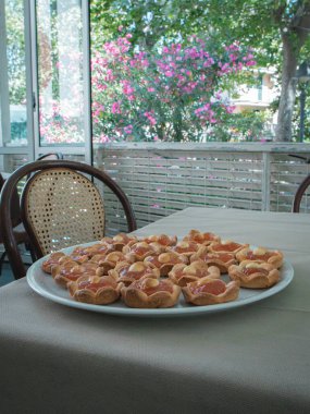 Classic Italian sweets made from shortcrust pastry with filling