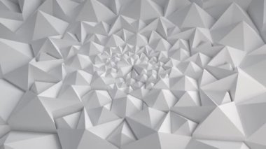 Yukarı ve aşağı hareket ve yerinden şekiller yapısının. 3D render