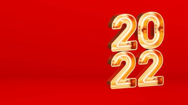 Üç boyutlu görüntüleme. Mutlu yıllar ve Noel arkaplanı gerçekçi canlandırması