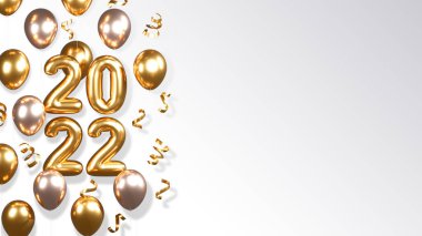 Üç boyutlu görüntüleme. Mutlu yıllar ve Noel arkaplanı gerçekçi canlandırması